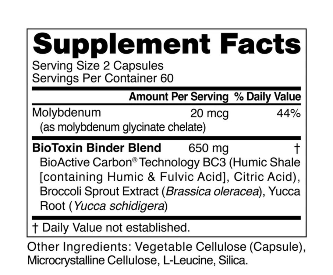 CellCore BioToxin Binder - 120 Capsules