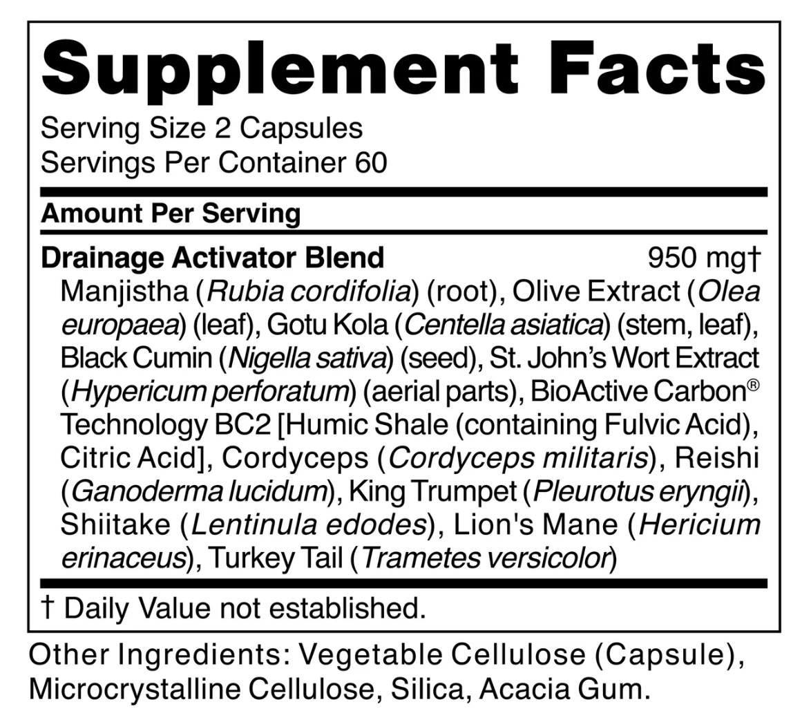 CellCore Drainage Activator - 120 Capsules
