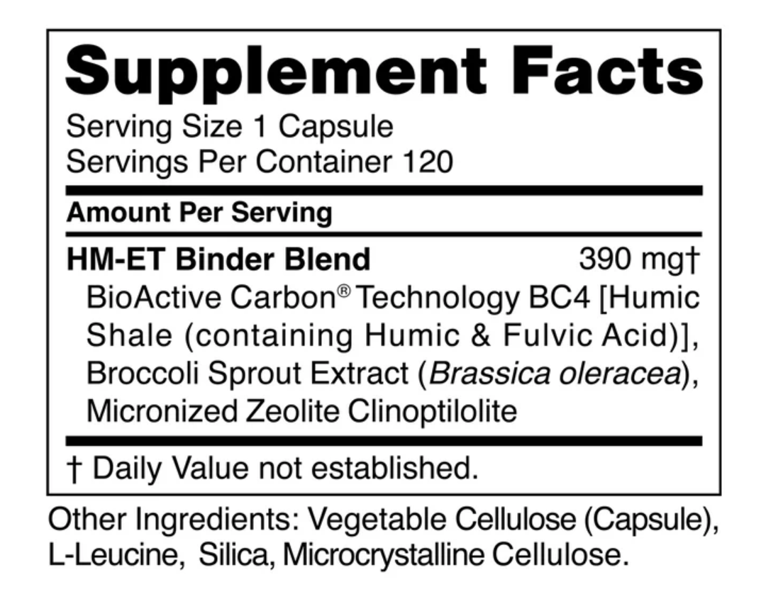 CellCore HM-ET Binder - 120 Capsules