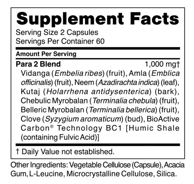 CellCore Para 2 - 120 Capsules