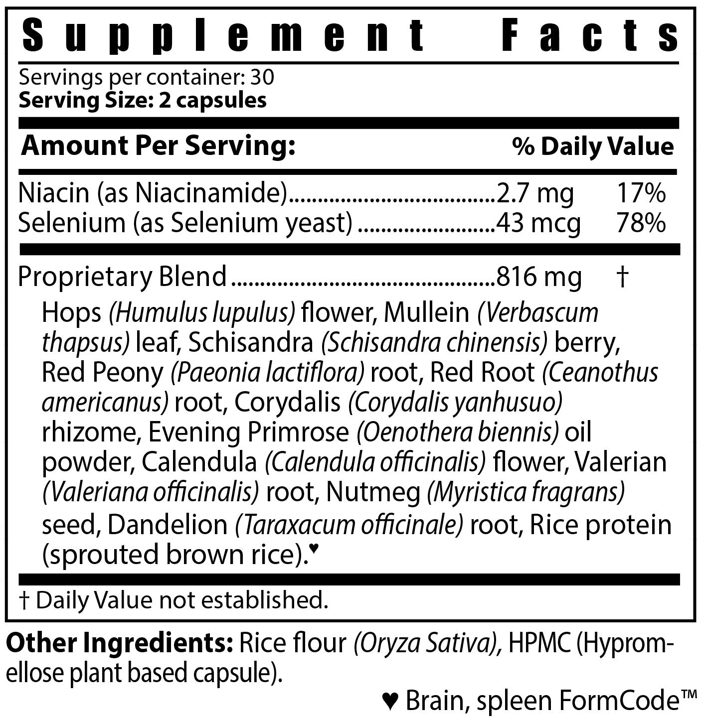 Inno-Vita Seda-Quil™ - Relief / Relax / Sedation