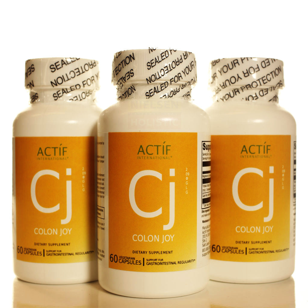 Actíf International® Colon Joy - 60 Veggie Capsules - Patented Formula - CLEARANCE