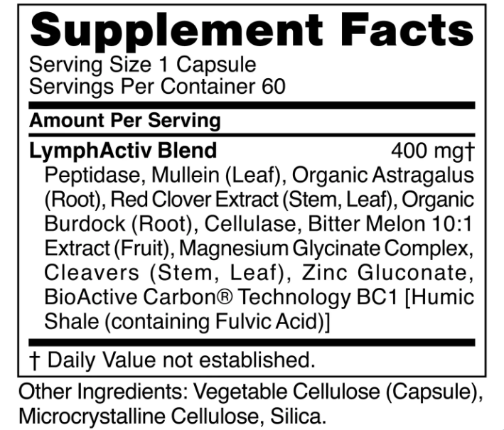 CellCore LymphActiv - 60 Capsules