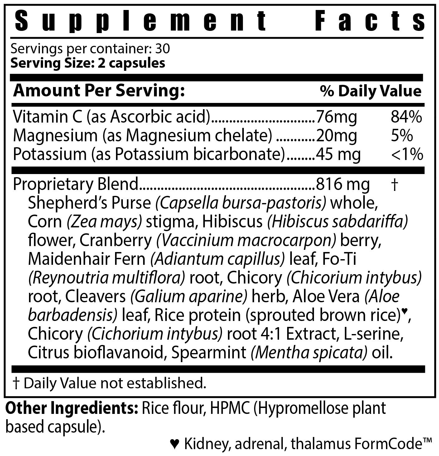 Inno-Vita Kidney-Klear™ -- 60 veggie capsules - Clear / Purify / Screen