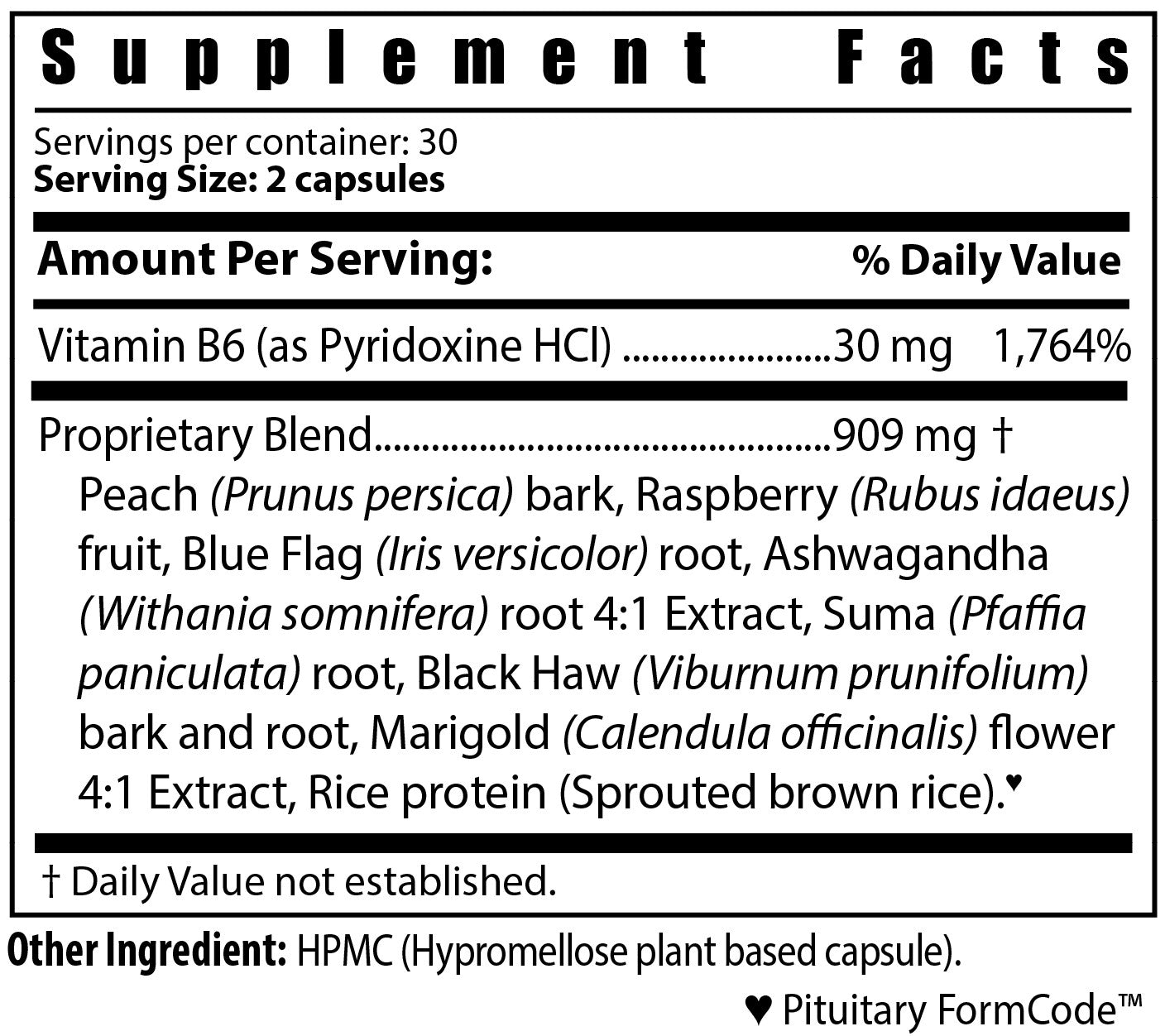 Inno-Vita Pituiten™ -- 60 veggie capsules - Pituitary and Hypothalamus
