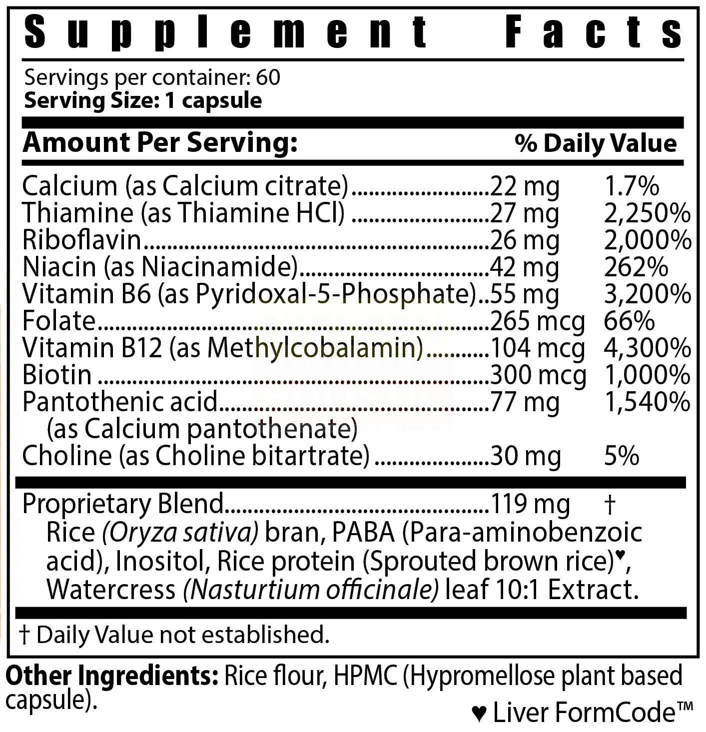 Inno-Vita B-Comp™ -- 60 veggie capsules - Healthy Nerve / Cell Metabolism