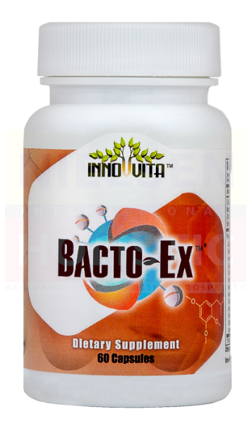 Inno-Vita Bacto-Ex™ -- 60 veggie capsules - Remove Single Cell Microorganism