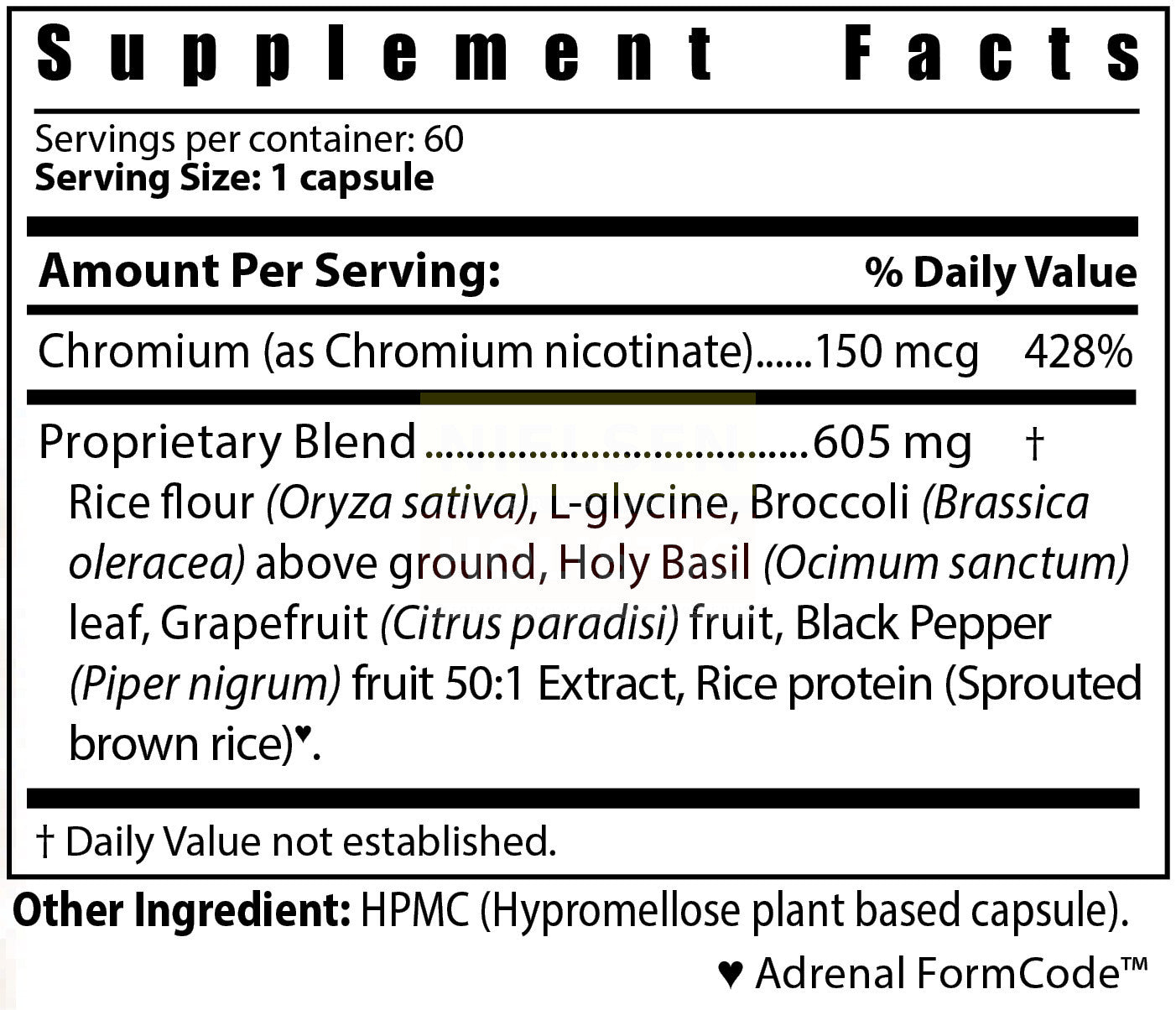 Inno-Vita Cr-Comp™ -- 60 veggie capsules - Metabolism Cofactor