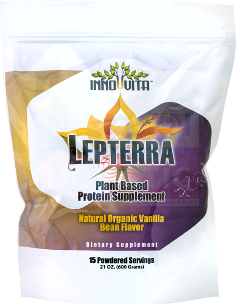 Inno-Vita Lepterra™ Organic Vanilla -- 21 oz (15 servings) - Plant Based Protein