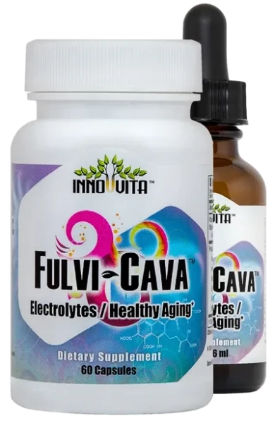 Inno-Vita Fulvi-Cava™ -- 60 veggie capsules - Electrolytes / Healthy Aging
