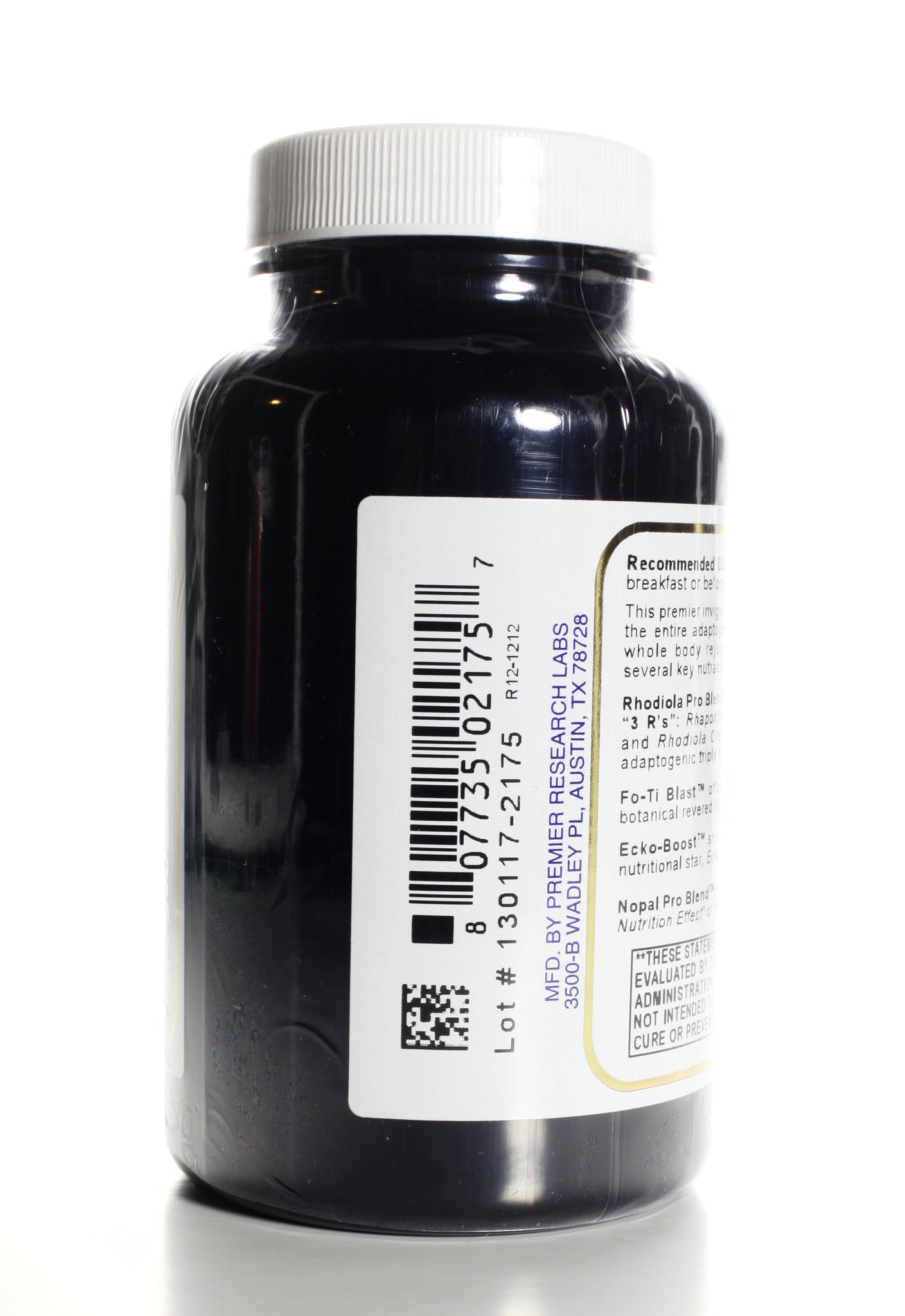 Premier Research Labs Adaptogen-R3™ --90 veggie capsules- Balances Body Functions